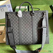 Gucci Ophidia Tote Bag In Grey 43x35x18.5cm - 3