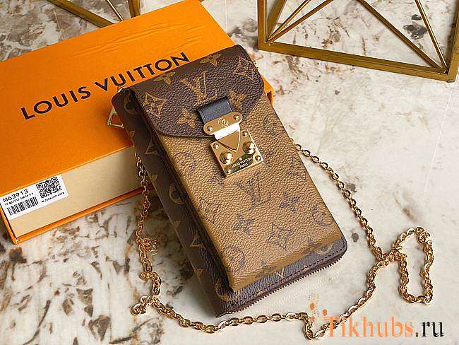 Louis Vuitton LV Vertical Trunk Pochette Bag Size 11 x 19 x 3.5 cm - 1