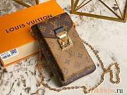 Louis Vuitton LV Vertical Trunk Pochette Bag Size 11 x 19 x 3.5 cm - 1