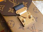 Louis Vuitton LV Vertical Trunk Pochette Bag Size 11 x 19 x 3.5 cm - 2