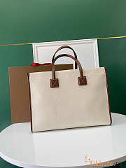 Burberry Medium Freya Tote Brown 40x16x30cm - 6