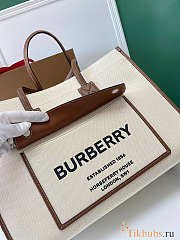 Burberry Medium Freya Tote Brown 40x16x30cm - 2