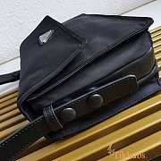 Prada Small Padded Re-Nylon Shoulder Bag Black 23x16x11 cm - 2