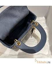 Dior Mini Lady Denim Blue Lucky Star 17 x 15 x 7 cm - 5