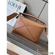 Loewe Small Puzzle Bag In Classic Calfskin Pecan Color 24x16.5x10.5cm - 5