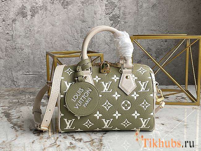 LV Speedy M46118 Green Size 20.5 x 13.5 x 12 cm - 1