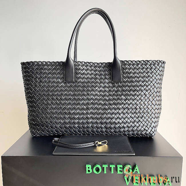 Bottega Veneta Medium Cabat Black 45x40x16cm - 1