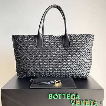 Bottega Veneta Medium Cabat Black 45x40x16cm