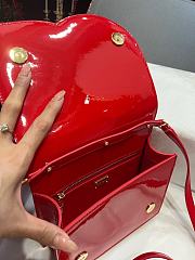 Dolce & Gabbana Patent leather DG Crossbody Bag Red 20x16x5.5cm - 4