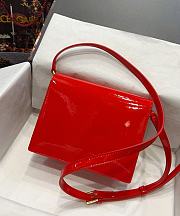 Dolce & Gabbana Patent leather DG Crossbody Bag Red 20x16x5.5cm - 2