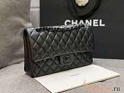 Chanel Flap Bag Black Lambskin Black Hardware 25cm - 6