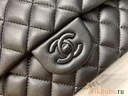 Chanel Flap Bag Black Lambskin Black Hardware 25cm - 2