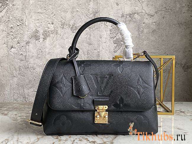 LV Madeleine S-lock MM Black Size 30 x 19.5 x 11 cm - 1