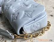 LV Wallet On Strap Blue Size 20 x 12 x 6 cm - 3