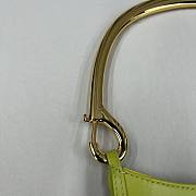 Jacquemus Le Bisou Mousqueton Shoulder Bag Green 26x15x2cm - 3