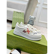 Gucci GG - Jacquard Leather Trainers - 1