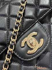 Chanel Heart Chain Bag Black 18x16.5x6.5cm - 2