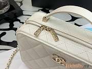 Chanel Vanity White Bag 18cm - 5