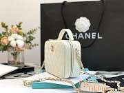 Chanel Vanity White Bag 18cm - 4