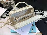 Chanel Vanity White Bag 18cm - 3