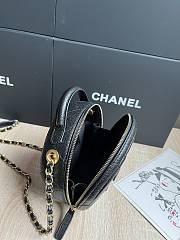 Chanel Small Vanity Case Caviar Gold Black 16x16x6.5cm - 2