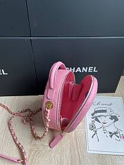 Chanel Small Vanity Case Caviar Gold Pink 16x16x6.5cm - 2