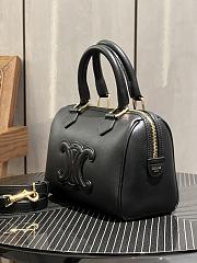 Celine Small Boston Cuir Triomphe Smooth Calfskin Black 19.5 x 14 x 11 cm - 3