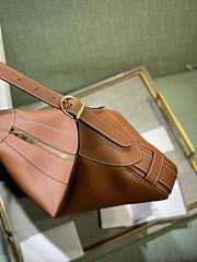 Celine Medium Romy In Supple Calfskin Safari Brown 34x16x5cm - 2