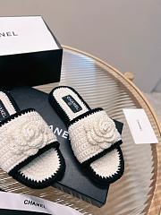 Chanel Mules Crochet White & Ivory - 6