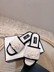 Chanel Mules Crochet White & Ivory - 2