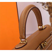 Hermes Kelly Togo Gold Brown 25cm - 5