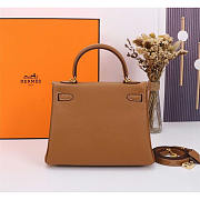 Hermes Kelly Togo Gold Brown 25cm - 4