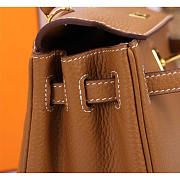 Hermes Kelly Togo Gold Brown 25cm - 2