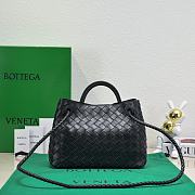 Bottega Veneta Small Andiamo Black 25x22x10.5cm - 3