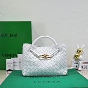 Bottega Veneta Small Andiamo White 25x22x10.5cm - 1