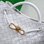 Bottega Veneta Small Andiamo White 25x22x10.5cm - 3