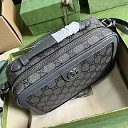 Gucci Ophidia Small Shoulder Gray Bag 24x16x7cm - 4