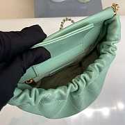 Chanel Small Bucket Bag Lambskin Gold Green 17 × 16 × 7 cm - 4