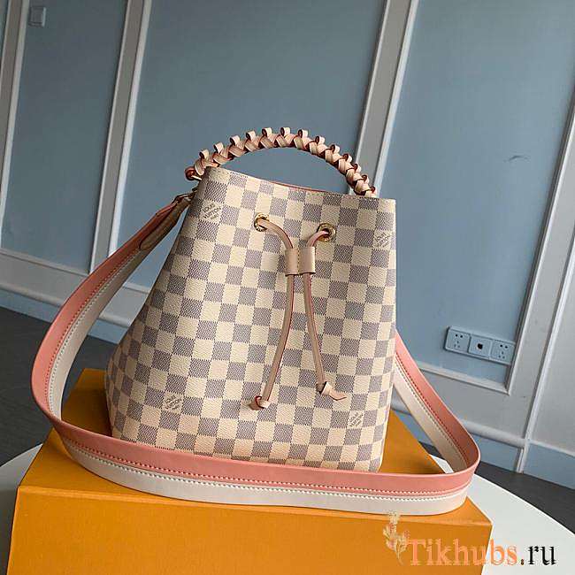 Louis Vuitton LV Neonoe MM Damier Pink 26x26x17.5cm - 1