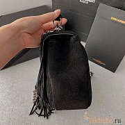 YSL College Medium Chain Black Bag 24x17x6.5cm - 3