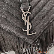 YSL College Medium Chain Black Bag 24x17x6.5cm - 6