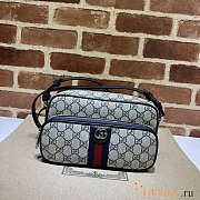 Gucci Ophidia Small Messenger Bag Blue 24x13x6cm - 1