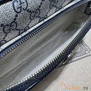 Gucci Ophidia Small Messenger Bag Blue 24x13x6cm - 4