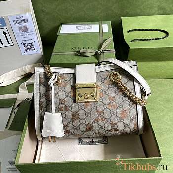 Gucci Padlock Small Berry Tote Bag 26x18x10cm