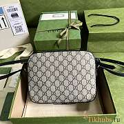 Gucci Horsebit 1955 Small Beige/Blue Bag 22.5x17x6.5cm - 2