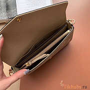 LV Pochette Felicie Tourterelle Gray 21x12x3cm - 6