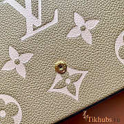 LV Pochette Felicie Tourterelle Gray 21x12x3cm - 2