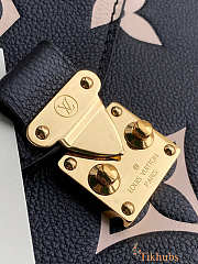 LV Pochette Metis Black and Beige 25x19x7cm - 3