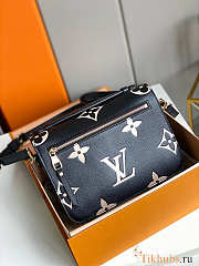 LV Pochette Metis Black and Beige 25x19x7cm - 2