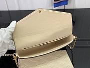 Louis Vuitton Felicie Pochette Cream 21 x 12 x 3 cm - 5